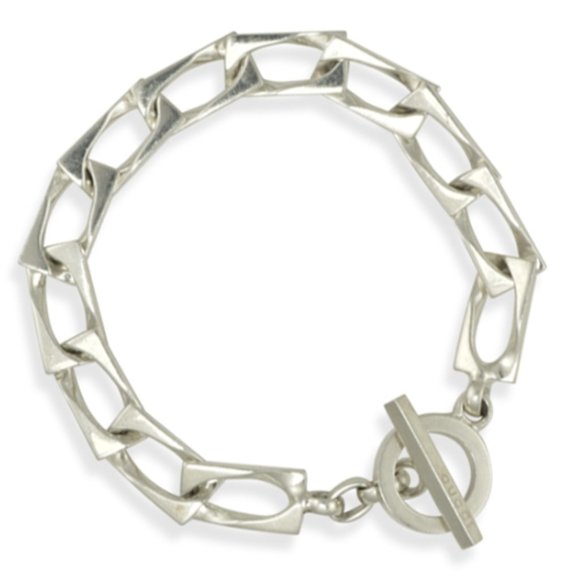 Gucci - Vintage Square Link Toggle Bracelet - Picture 1 of 1